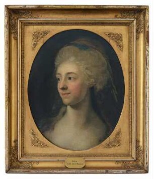 Elisa von der Recke (Elisabeth Charlotte Constantia von der Recke, geb. Gräfin Medem) : Elisa von der Recke (Elisabeth Charlotte Constantia von der Recke, geb. Gräfin Medem). Ölgemälde von A. Graff, 1784. Dresden: SLUB