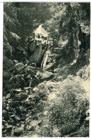 Wernigerode. Wasserfall an d. Kleinen Renne
