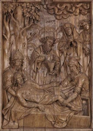 Szenen aus der Passion Christi — Szenen aus der Passion Christi: von der Verspottung bis zur Auferstehung — Die Grablegung Christi