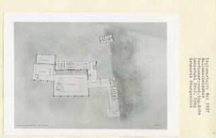 Hallenschwimmbad, Berlin-Gesundbrunnen (Diplomarbeit bei Karl Wilhelm Ochs): Grundriss Obergeschoss 1:200