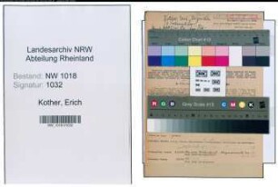 Entnazifizierung Erich Kother , geb. 15.02.1901 (Ingenieur)