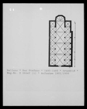 Grundriss von San Stefano