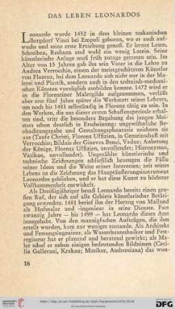 Das Leben Leonardos