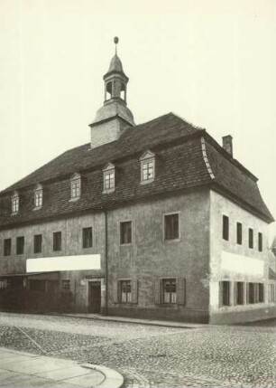 Zschopau. "Deutsches Haus", ehemaliges Altes Rathaus