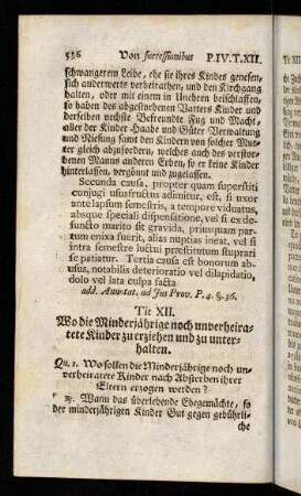 536-543, Titulus XII - XV