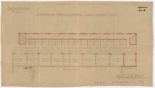 Disposition der 40 000 Volt-Schaltanlage, Grundriss