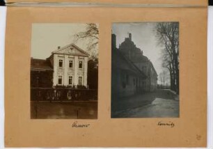Gutshaus, Plessow / Gutshaus, Kemnitz: Ansichten (aus: Skizzen- und Fotoalbum 29)