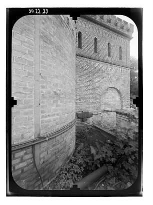 Potsdam-Brandenburger Vorstadt. Pumpwerk (Dampfmaschinenhaus, 1841-1843; L. Persius). Teilansicht