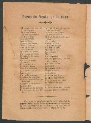 Obras de venta en la casa