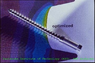 Knochenschraube "Optimized" des Instituts für Materialforschung (IMF)