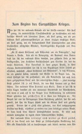 574-577 Zum Beginn des Europäischen Krieges