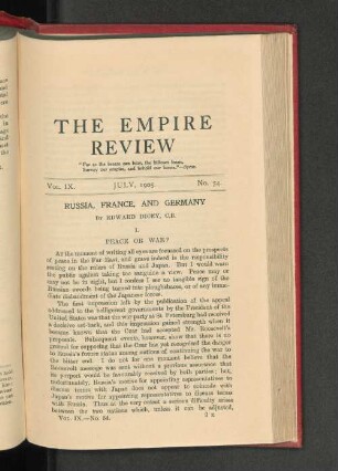 Vol. 9. July 1905. No. 54.