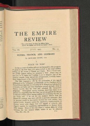 Vol. 9. July 1905. No. 54.