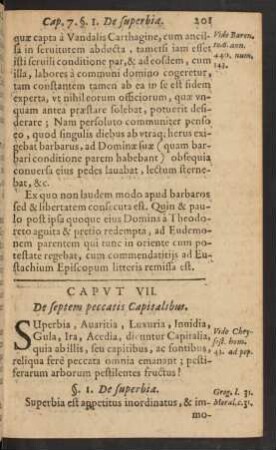 Caput VII. De septem peccatis ...