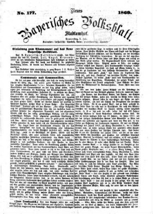 Neues bayerisches Volksblatt. 1869, 7 - 12