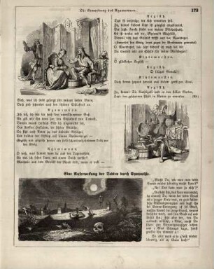 "Die Ermordung des Agamemnon" "Die Auferweckung der Todten durch Sympathie"