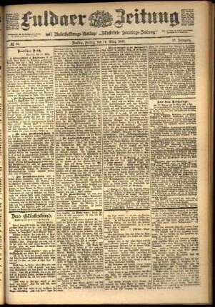 Ausgabe vom Freitag, den 16. März 1900.