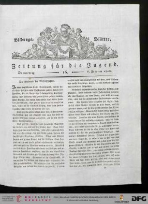 Heft 16 (6. Feburar 1806)