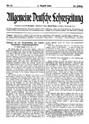 Mängel in der Verwendung der naturkundlichen Anschauungsmittel