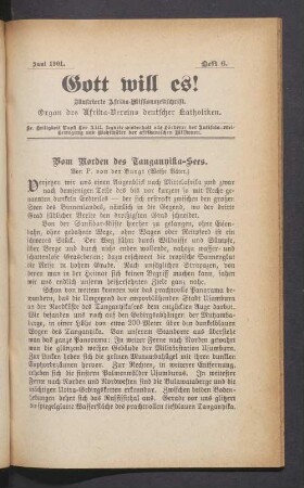 Juni 1901. Heft 6