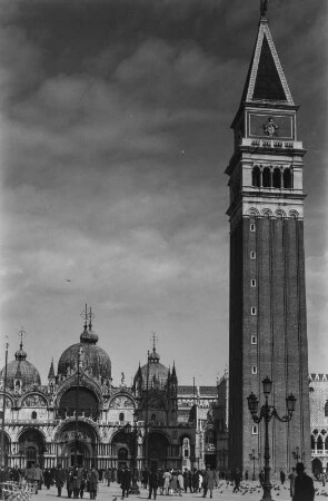 Venedig, Campanile di San Marco und die Basilika