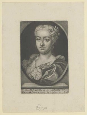 Bildnis der Christiana Rosina Spizlin