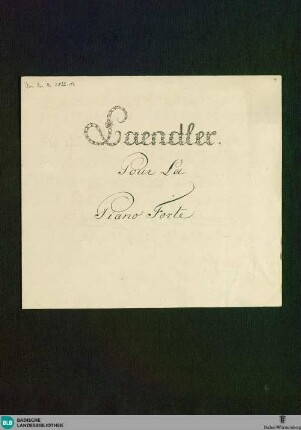 Ländler - Don Mus.Ms. 2833-17 : pf; B|b