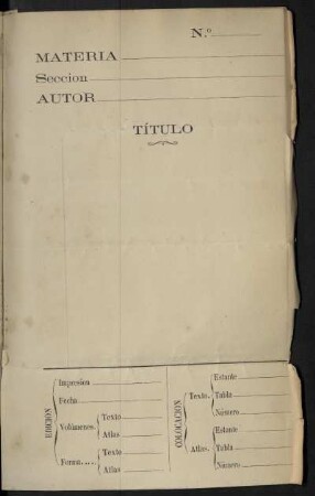 Biblioteca Nacional Madrid [Formulario]