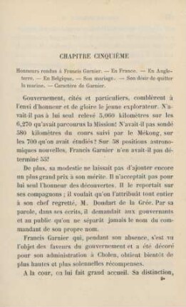 Chapitre cinquième