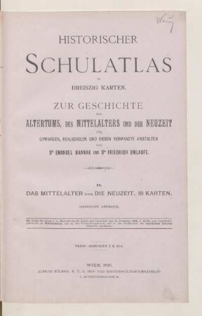 2, [Schülerband]: Das Mittelalter und die Neuzeit : 18 Karten