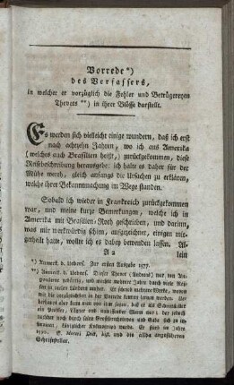 Vorrede des Verfassers [...].