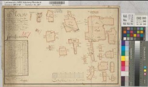 Plan géométrique de la ferme dite Titzerhoff, Titz