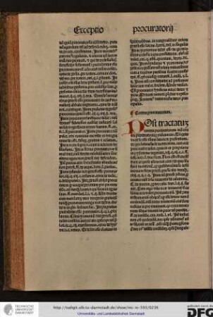 Contra procuratorium.