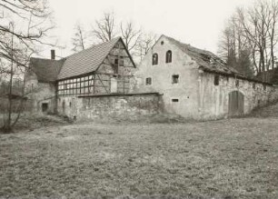 Scheune : Hauswaldmühle (1802). Wohnstallhaus und Scheune