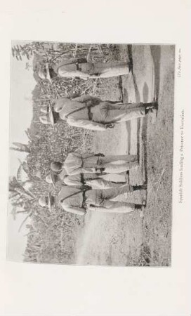 Spanish soldiers leading a prisoner to execution
