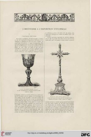 15: L' orfèvrerie à l'exposition universelle, [1]