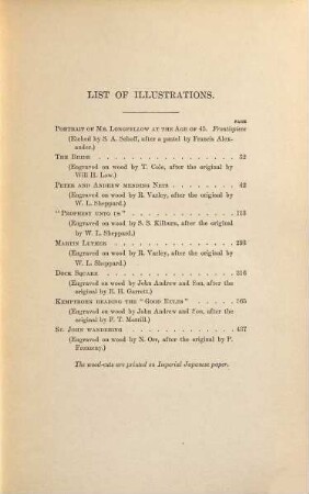 The works of Henry Wadsworth Longfellow : with bibliographical and critical notes and his life, with extracts from his journals and correspondence, 5. The poetical works ; 5 : Christus : a mystery