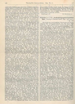 460-462 [Rezension] Kügelgen, C. W. v., Die Rechtfertigungslehre des Johannes Brenz