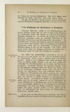 Die Einführung des Christentums in Deutschland