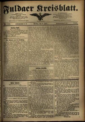 Ausgabe vom Freitag, den 06. Juli 1906.