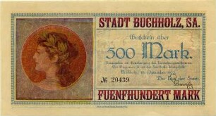 Gutschein - 500 Mark