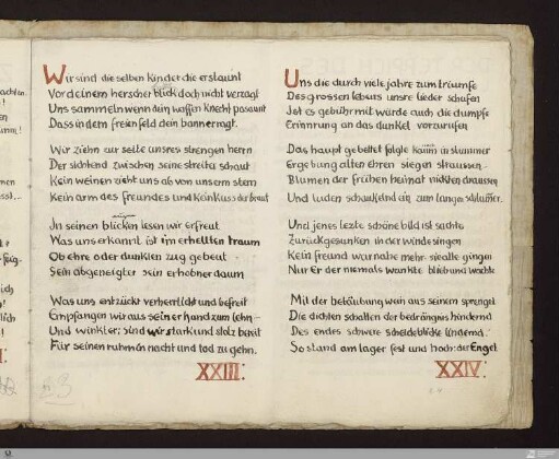 Uns die durch viele jahre zum triumfe (Vorspiel XXIV) : [SW V: H17]; [SW V, S. 33/111]