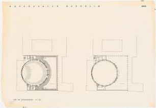 Rosengarten, Mannheim Kongresszentrum: Beleuchtungsumgang 1:200