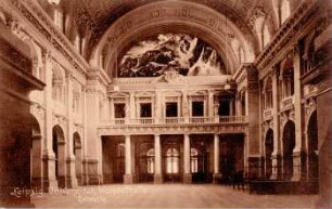Leipzig: Universität, Wandelhalle ; Ostseite [Leipzig : Universität]
