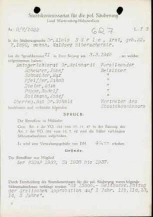 Härle, Alois, Dr.