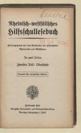 0002: [Teil 2 = Oberstufe, [Schülerbd.]] : in 2 Teilen