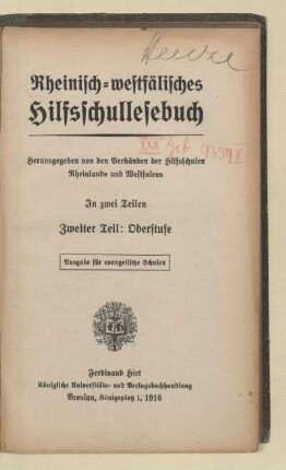 0002: [Teil 2 = Oberstufe, [Schülerbd.]] : in 2 Teilen
