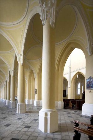 Katholische Kirche Mariä Himmelfahrt und Sankt Johannes der Täufer, Kuttenberg, Sedletz, Tschechische Republik