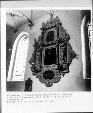 Epitaph Nikolaus Cornapaeus (1557-1628)