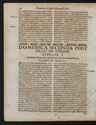 Dominica Secunda Post Octavam Paschae